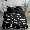 Bedding Sets Halloween Flying Vampire Set Bat Duvet Cover Witchcraft Magic Comforter Full Twin King Queen Polyester Quilt