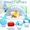 Portable Outdoor Baby Beach Tent with Pop Up Pool UV Sun Shelter for Infant Child Water Play Toys Indoor House 240202