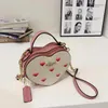 Fashion Heart-shaped Lovely Shoulder Bags for Women PU Leather Female Crossbody Bags Vintage Casual Hand Bags c00207
