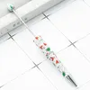 Party Favor 30pcs Wystrój świąteczny koraliki Ballpoint Pen Rok Beadable Pen Cute Elk Santa Claus Wedding Prezent Gości