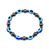 Hänge halsband Evil Eye Halsband för kvinnor Keyring Turkish Blue Bead Armband Handgjorda glasögon Charms armband grekiska mati hamsa na dhjht