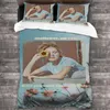 침구 세트 Millie Bobby Brown Duvet 세트 침대 3 피스 애니메이션/동물/가수 모두 이용 가능한 홈 가정 퀼트