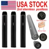 ABD Stock 2ml Vape Kalem Tek Kullanımlık E-Cigarette Pod Sepetleri Kalın Yağ Boş C Tip C Tip 350mAh Pil Seramik Bobin İpuçlarında Buharlaştırıcı Özelleştirilmiş Logo D11 Pen