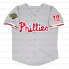 Filadelfia 1993 Serie Mundial Phillies Jerseys Harper Dykstra Darren Daulton John Kruk Curt Schilling Roberto Alomar Williams