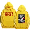 Men's Hoodies Sweatshirts One Piece Theater Red Print Fall Winter Hoodie Daily Top Dsh8