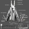 30 IN1マルチツールプライヤーケーブルワイヤーカッター多機能マルチハンドツール屋外キャンプポータブル折りたたみ式プライヤーナイフニペックス240126