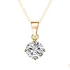 Anhänger-Halsketten Anhänger-Halskette Vergoldete Medaillon-Halsketten Diamant-Edelsteine Modeschmuck Drop-Lieferung Schmuck-Halsketten Dhkoj