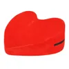 Секс-подушка в форме сердца Розовый, красный, черный Эротические БДСМ-игры для взрослых Игрушечный инструмент для парных женщин Женский флирт Товары для помощи 240202