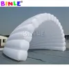 10MWX5MHX6MDEEP (33x16,5x20 stóp) Hurtowa biała nadmuchiwana okładka na zewnątrz namiot Giant Shell Dome Air Dach dach na imprezę koncertową muzyczną