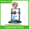 プリンターCREALITY ENDER-3 V3 SE 3DプリンターCR Touch Auto Leveling 220 250mmプリントサイズSprite Direct Hurtable Stable Dual Z軸