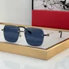 uomo occhiali carti Sunglasses mens designer glasses CT0336S Fashion vachette clasp design eyeglasses Square Vintage Frameless oversize oval glasses for man