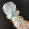 Four Angle Stars Shape Mix Size Nail Glitter Sequins for Nail Art Decoration Makeup Facepainting Nail Gel Manual DIY decoration 240202