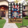 Banner Flags Patriotic Independence Day Garden Flag 4Th Of Jy Memorial American Burlap For House Yard Outdoor Drop Delivery Home Garde Dh1Pd