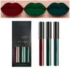 Lip Gloss Lipstick For Kids Velvet Non Stick Cup 3 Sets Of Liquid Color Glaze Blue Green Chopsticks