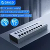 7/10/13 Port USB Hub 3.0 Splitter Power Adapter Aluminum Alloy Multi-Port Extender With Switch For Laptop Accessoriess