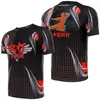 Testes masculinos MMA Muay Thai Boxing Roupas Fighting Sports Sanda Training Conjunto de camisetas de camiseta rápida Artes marciais