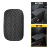 Interiörstillbehör Vattentät PU -läderbil ARMREST CUSHION MAT COVER Skydd för VW Polo Tiguan Touareg Lada Prioda Granta Kalina