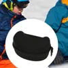 Açık çantalar kayak gözlük kasası ile plastik karabiner güneş gözlüğü taşıyan kapak eva sert kutu