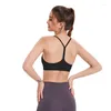 Chemises actives soutien-gorge de Yoga à chevrons, commerce extérieur, sport, antichoc, course à pied, Fitness pour femmes