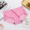 Women's Panties 2024 Sexy Lingerie Cotton Crotch Elastic Briefs Soft Comfortable Smooth Ice Silk Breathable Seamless Underwear
