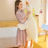 Big Size White Goose Plush Toy Kawaii Huge Duck Sleep Pillow Cushion Soft Stuffed Animal Doll Birthday Gift for Girl 240202