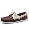Genuine Suede Leather Docksides Classic Boat Shoes Loafers Shoes Unisex Handmade shoes High Quality Mens Casual 240118