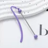 New Arrival Handmade Custom Novelty Beaded Bookmarker Add Silicone focal beads DIY Personalized Metal Beadable Bookmark