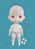 BJD人形1/12-OB DIANMEI Large Head Series Doll Resin Material DIY Makeup Doll Model Toy 240129