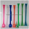 Wasserflaschen Fabrikverkauf Kreative Plastikflasche mit St. Yard Glasform groß 2600 ml Kein Einzelhandels-Drop-Lieferung Dh3Cs