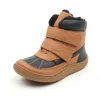 COPODENIEVE Top Merk Barefoot Echt Leer Baby Peuter Meisje Jongen Kinderen Schoenen Voor Mode Winter Snowboots 240127