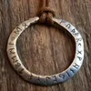 Pendentif Colliers Lover Rustique avec l'aîné Futhark Runes Viking Collier Bijoux