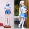 Mode 60 cm bjd dollduk kvinnlig tröja klänning med skor väskor skönhet kostym 240122