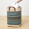 Laundry Bags Large Capacity Dirty Clothes Basket Home Bathroom Storage Foldable Cotton Linen Sundries Organizer Cases