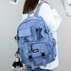 Borse da scuola 2024 Zaino da donna casual coreano Zaino in nylon nero Zaino antifurto femminile Zaini da viaggio da donnaZaino Mochila