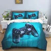 Set di biancheria da letto Modelli per controller di gioco Set piumino Copripiumino Letto Trapunta Federa King Queen Size