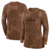 T-shirt Seattle''Seahawks''Brown Heren Dames Jeugd 2023 Salute To Service Club Pullover Hoodie