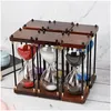 15/30/45/60 Minutes Vintage Metal Hourglass Timer Kitchen Office Creative Desktop Decoration Time Management Tool Holiday Gifts 240119