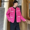 Kurtki męskie luzhen moda Jacquard High Elegancka wiosenna jakość 2024 Blazer Coat Street Przystojny wszechstronny koreański garnitur EF37EA