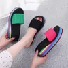 Designer Women Sandals High Quality Womens Slides Crystal Calf leather Casual shoes quilted Platform Summer Beach Slipper 35-43