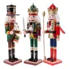 3st/parti 30 cm trä nötknäppare figur trä nötknäppare soldat modell hem dekor jul ornament dekoration dockor 240131