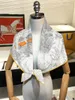 Halsdukar Design Jungle Palace Twill Silk Scarf Shawl Luxury Brand Square Women Hijab Bandana Foulard Neckerchief Head