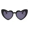 Sunglasses Fashion Women Heart Shape Shades UV400 Vintage Multicolor Luxury Designer Eyewear Female OceanLens Sun Glasses