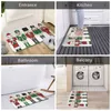 Merry Christmas Nutcrackers Doormat Mat Anti-Slip Nutcracker Soldier Doll Gift Kitchen Bathroom Living Room Rug Carpet 40*60cm 240129