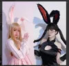 Party Supplies Female Cute Girls Lolita Cosplay Headband Fluffy Plush Sweet Long Rabbit Bunny Ears Bandana Hair Hoop Cartoon Anime Headpiece