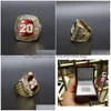 Hall of Fame Baseball 1961 1979 20 Lou Brock Team Champions Championship Ring With Tood Display Box Souvenir Men Fan Gift Drop Deliv Dh8ow