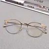 نظارات شمسية إطارات مصمم العلامة التجارية Round Rim Eyewear Tom for Optical Eyeglass Man Reading Myopia Prescription Classes Frame Women