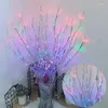 Strängar 20Led Simulation Tree Branch Light String Juldekorationer för Home Valentine's Day Party Decor