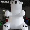 Partihandel anpassad uppblåsbar tecknad nallebjörnmodell Enterprise Mascot Bears Mall Display Props for Advertising