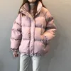 Vrouwen Down Dames Modieuze Winter Oversized Stand Kraag Jas Vrouwen 2024 Warme Dikke Losse Chic Parka Brood Gewatteerde Jas