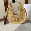 Summer Beach Straw Bag Designer Bag Handväska Helgväska Designer Tygväska Vävt Plant Cowhide Leather Woven Hobo Bags Top Quality Semester Travel Beach Purse